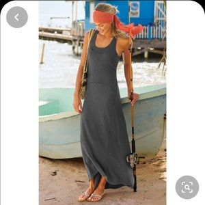 Athleta Koh Tao Maxi Dress Women’s Medium Gray